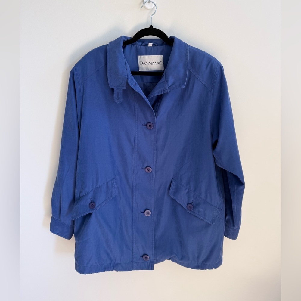Vintage Dannimac Button Down Jacket size Medium Spring Closet Staple Granny